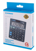 Kalkulator biurowy DONAU TECH, 12-cyfr. wyświetlacz, wym. 140x122x30 mm, czarny