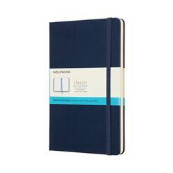 Notes MOLESKINE Classic L (13x21 cm) w kropki, twarda oprawa, sapphire blue, 240 stron, niebieski