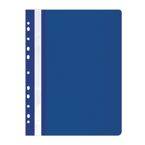 Skoroszyt OFFICE PRODUCTS, PP, A4, miękki, 100/170mikr., wpinany, granatowy