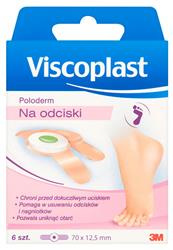 Plaster na odciski VISCOPLAST Poloderm, 6szt.