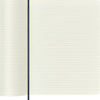 Notes MOLESKINE XL (19x25cm) w linie, miękka oprawa, sapphire blue, 192 strony, niebieski