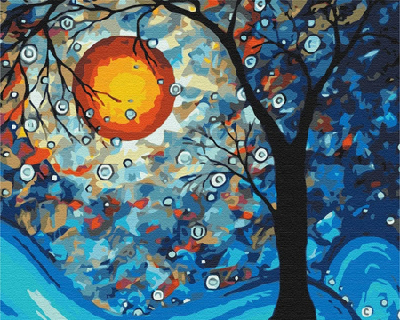 Malowanie po numerach BRUSHME, 40x50 cm, przestrzeń artysty, 1 szt., w pudełku