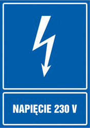 Znak TDC, Napięcie 230V