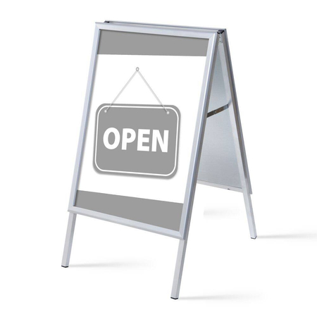 A-board A1 Complete Set Open Grey German