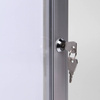 Indoor Lockable Showcase Silver 9x A4