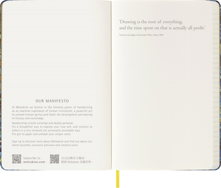 Notes MOLESKINE Van Gogh, L, 13x21cm, w linie, edycja limitowana