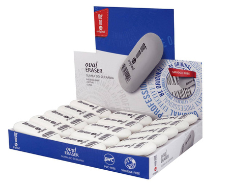 Gumka do mazania MemoBe Oval biała