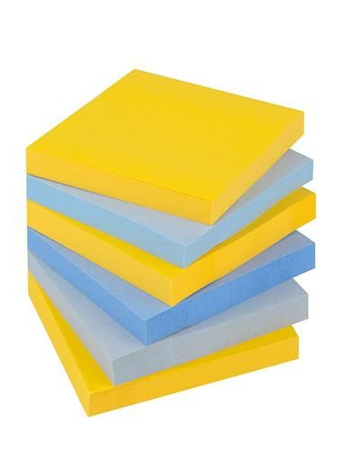 Bloczek samoprzylepny POST-IT® Super Sticky (654-6SS-NY), 76x76mm, 6x90 kart., new york