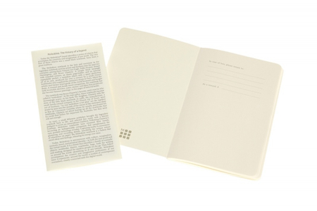 Zestaw 2 zeszytów MOLESKINE Volant, P, 9x14cm, w linie, 80 stron, blue/amber yellow