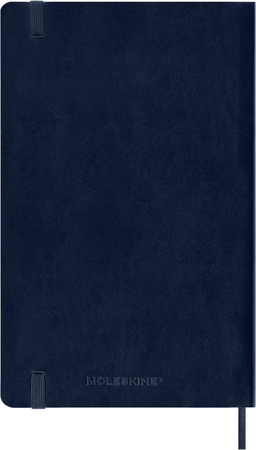 Kalendarz tygodniowy MOLESKINE 2026, 12M, L, miękka oprawa, 13x21cm, sapphire blue
