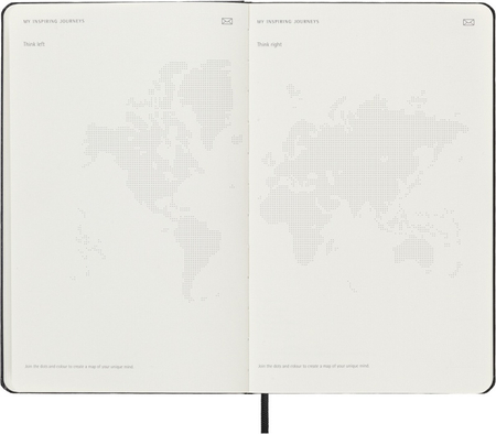 Kalendarz tygodniowy MOLESKINE Smart 2026, 12M, L, twarda oprawa, 13x21cm, czarny