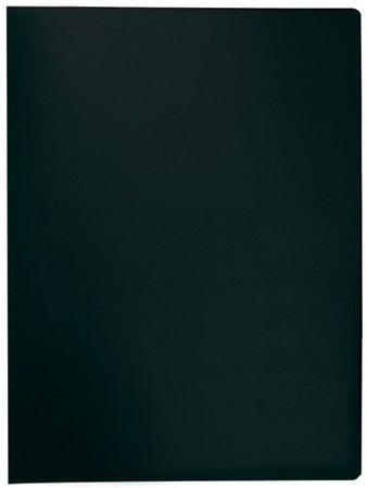 Teczka ofertowa Q-CONNECT, PP, A4, 380mikr., 10 koszulek, czarna