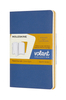 Zestaw 2 zeszytów MOLESKINE Volant, P, 9x14cm, w linie, 80 stron, blue/amber yellow