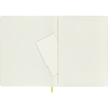 Notes MOLESKINE Classic XL (19x25cm), gładki, miękka oprawa, 192 strony, lemon green