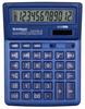Kalkulator biurowy DONAU TECH, 12-cyfr. wyświetlacz, wym. 190x143x40 mm, granatowy