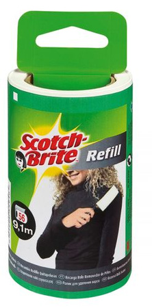 Wkład do rolki czyszczącej SCOTCH BRITE™ Silver, 56 listków