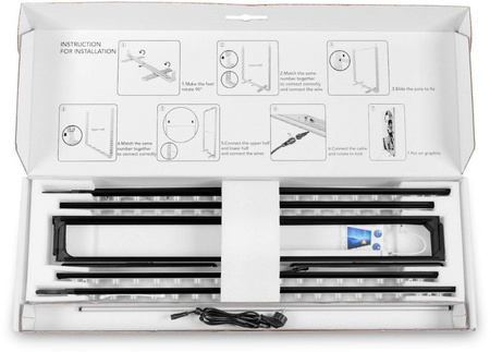 LED BOX™ 100x200 - czarny