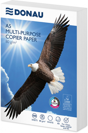 Papier ksero DONAU, A5, klasa C, 80gsm, 500 ark.