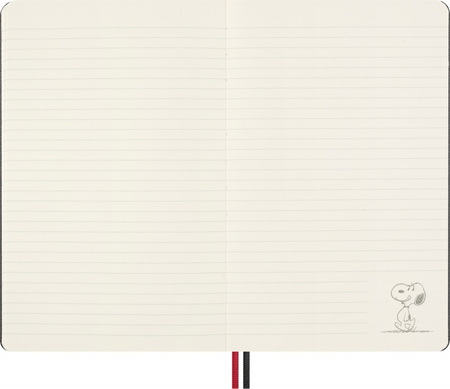 Zestaw MOLESKINE Peanuts Themed 2025, notes Snoopy + 4 ołówki, edycja limitowana, w pudełku