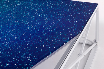 Pop-Up Impress Druck Rückseite 1x3, LED