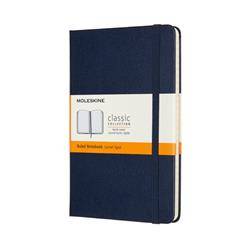Notes MOLESKINE Classic M (11,5x18 cm) w linie, twarda oprawa, sapphire blue, 208 stron, niebieski