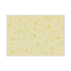 Tischsets Abstrakte Früchte Gelb