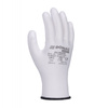 Rękawice DONAU SAFETY PU White, kat. II, rozm. 10, białe