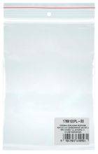 Torebka strunowa DONAU, LDPE, 80x120mm, 100szt., transparentna