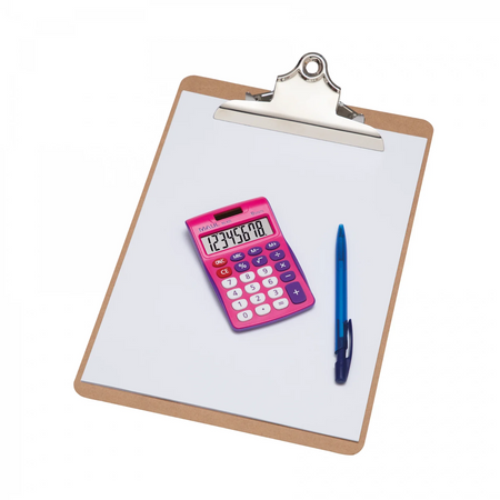 KALKULATOR BIURKOWY JUNIOR MJ 450, 8-POZYCYJNY, RÓŻOWY MAUL