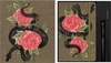 Zestaw KAWECO X MOLESKINE 2025, notes Snake Roses, L, 13x21cm, w linie + długopis, w pudełku
