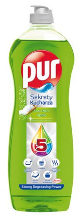 Płyn do mycia naczyń PUR Jabłko, 750ml