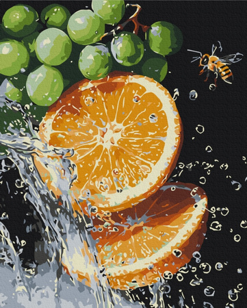 Malowanie po numerach BRUSHME, 40x50 cm, soczysta kombinacja, 1 szt., w pudełku