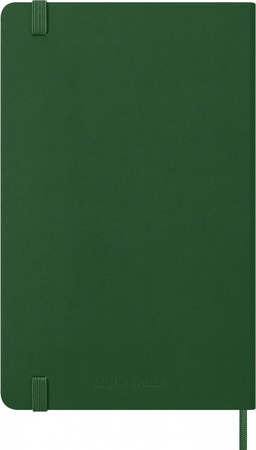 Kalendarz tygodniowy MOLESKINE 2026, 12M, L, twarda oprawa, 13x21cm, myrtle green