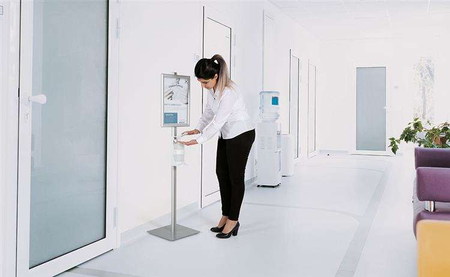 Stojak Stanitizer z ramą Opti Vol2