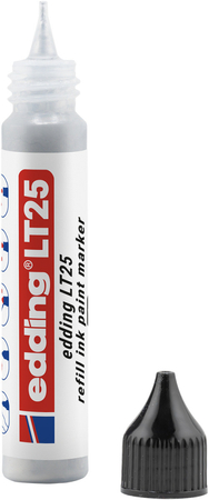 Tusz do uzupełniania markerów olejowych e-LT 25 ECOLINE, EDDING, srebrny