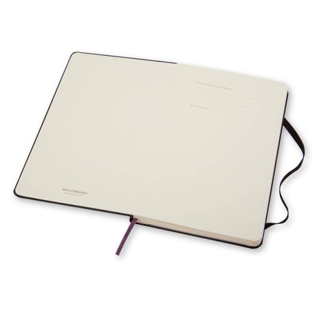 Notes MOLESKINE Classic L (13x21cm) w linie, twarda oprawa, 240 stron, czarny