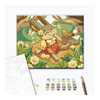 Malowanie po numerach BRUSHME, 30x40 cm, kids, zajączki na pikniku, 1 szt.