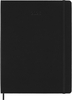 Kalendarz tygodniowy vertykalny MOLESKINE Pro 2026, 12M, XL, twarda oprawa, 19x25cm, czarny