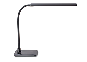 LAMPA BIURKOWA LED MAULpirro, możliwość regulacji światła, z podstawą CZARNA