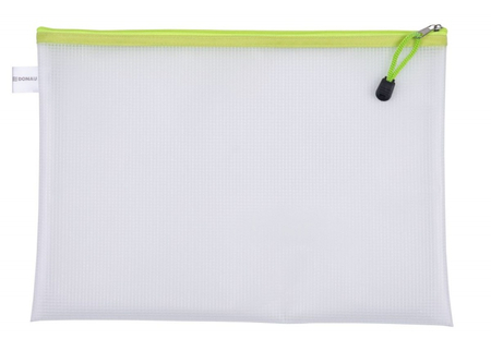Torebka DONAU Zipper Bag, A4, 343x246 mm, EVA, z suwakiem, mix kolorów