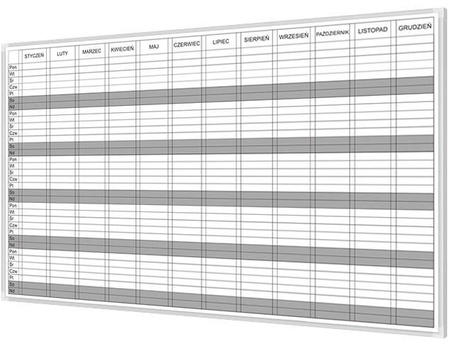 Tablica do planowania roku