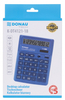 Kalkulator biurowy DONAU TECH, 12-cyfr. wyświetlacz, wym. 190x143x40 mm, granatowy