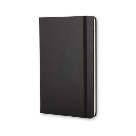 Notes MOLESKINE Classic L (13x21cm) w linie, twarda oprawa, 240 stron, czarny