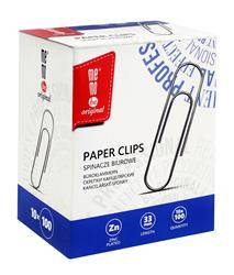 Spinacze biurowe 33 mm Memobe 100 szt.op. kartonowe