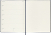 Kalendarz tygodniowy MOLESKINE 2026, 12M, XL, twarda oprawa, 19x25cm, sapphire blue
