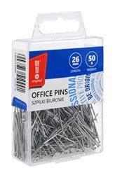 Szpilki biurowe 26 mm Memobe 50g. kaseta
