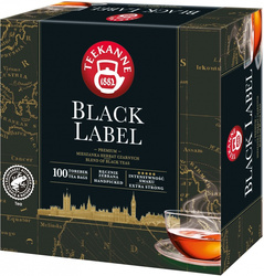 Herbata TEEKANNE Black Label, czarna, 100 torebek, 200g