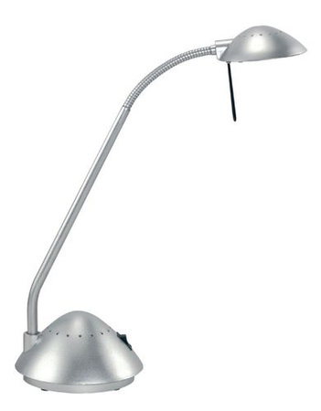 Lampka halogenowa na biurko MAULarc, 20W, srebrna