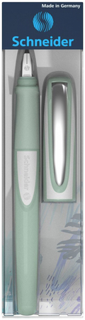 Pióro wieczne SCHNEIDER Ray, L, pud. plastikowe, zielono-białe