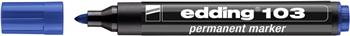 Marker permanentny e-103 EDDING, niebieski